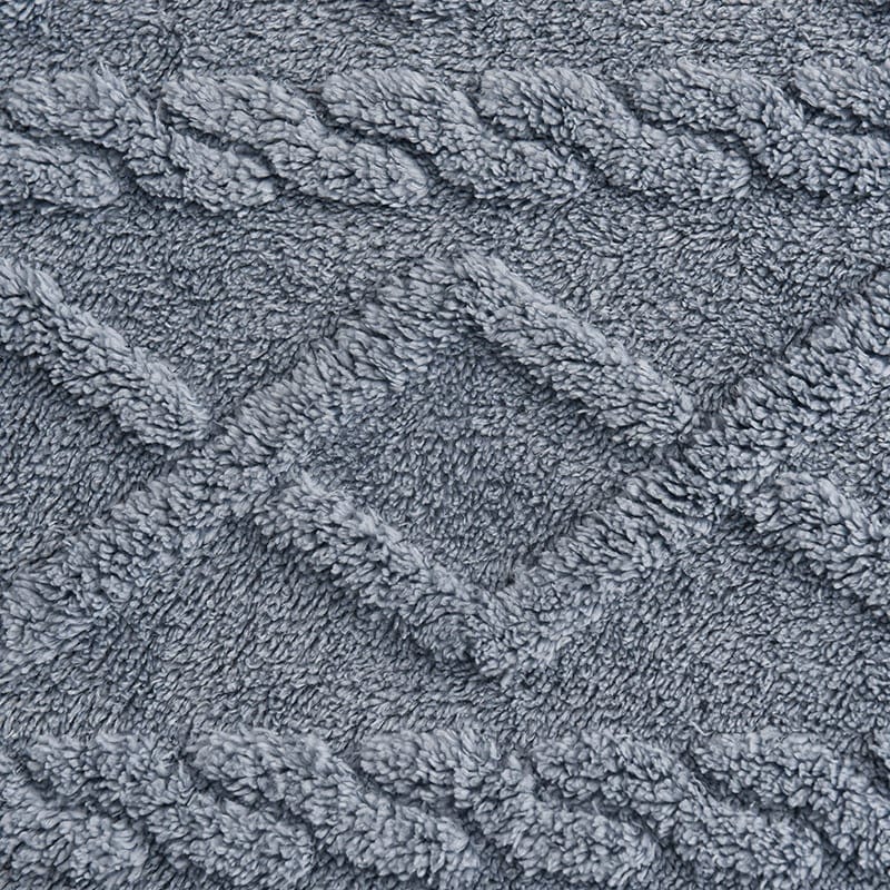 Velvet Duvet Cover Set Quilted Diamond Pattern - Product detail 5