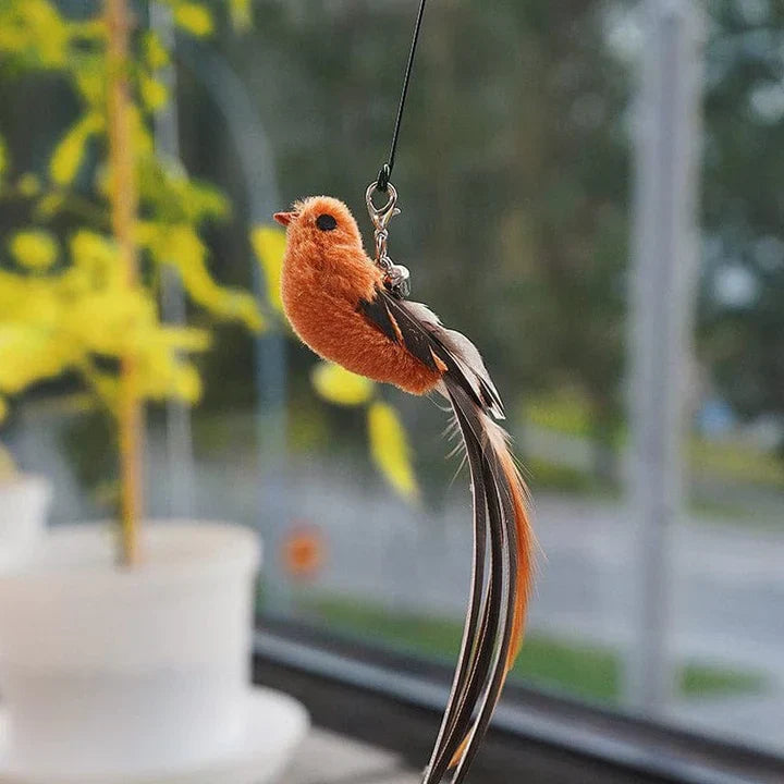 Interactive Cat Wand Toy  Realistic Flying Bird Simulation - Product example