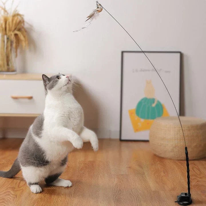 Interactive Cat Wand Toy  Realistic Flying Bird Simulation - Product detail 4