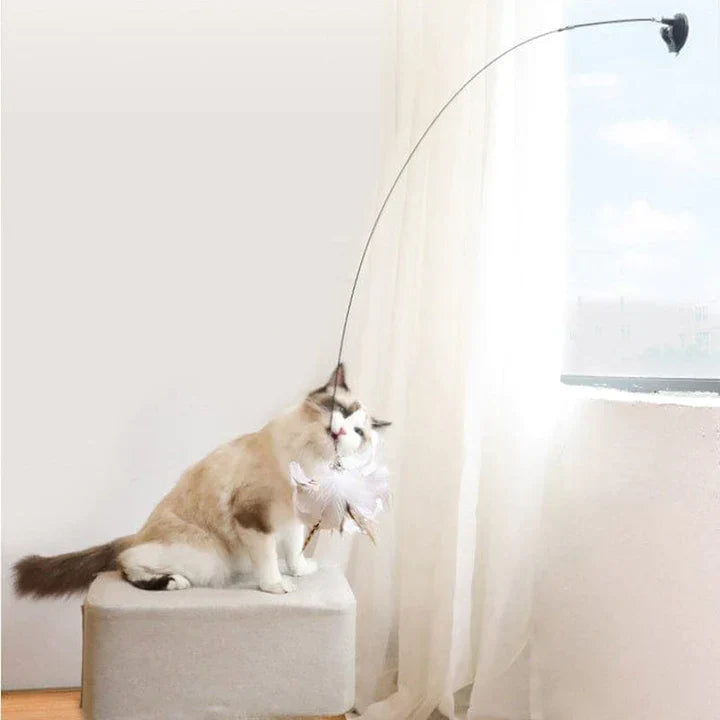 Interactive Cat Wand Toy  Realistic Flying Bird Simulation - Product detail 5
