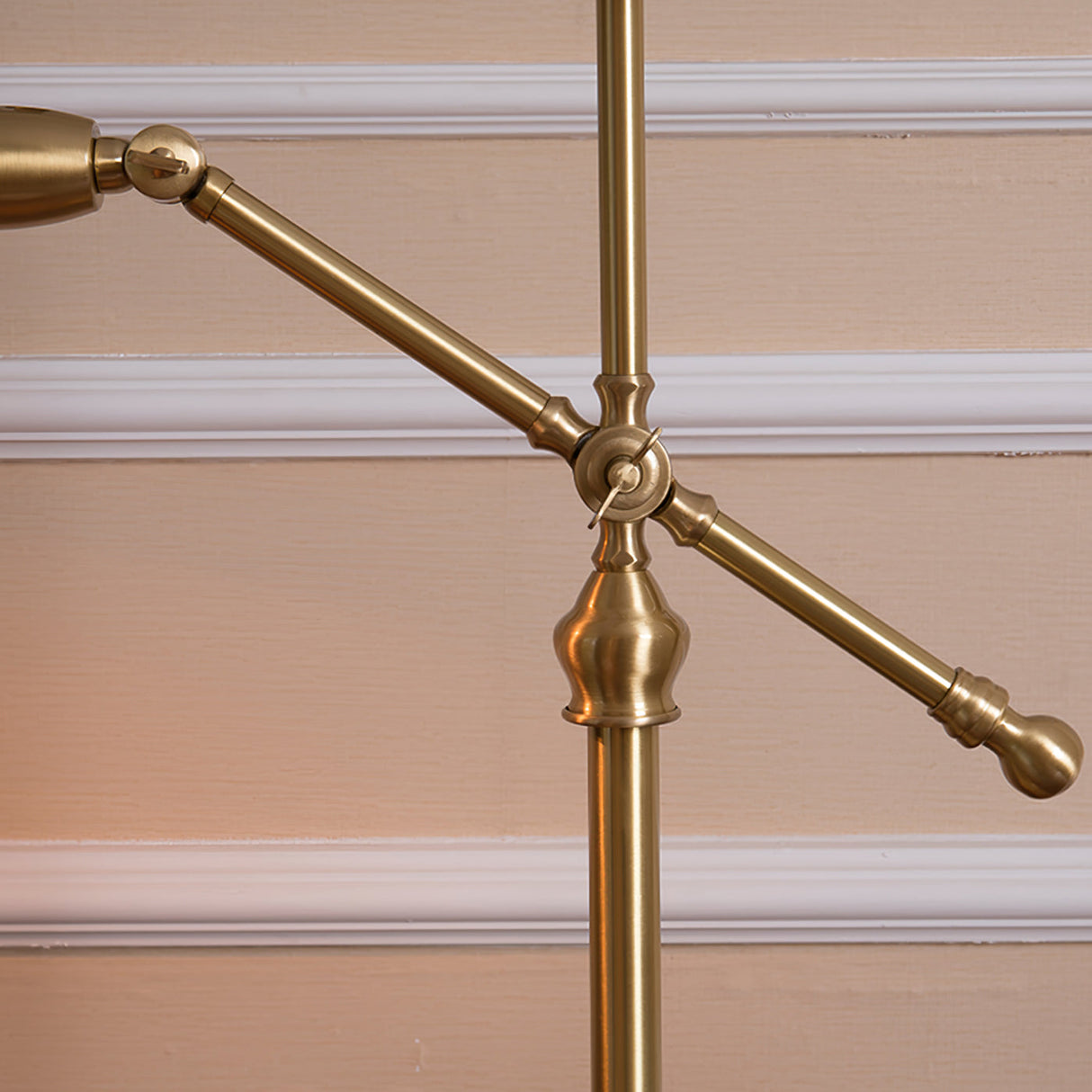 Brass Table Lamp Adjustable Dome Shade Design - Product detail 6