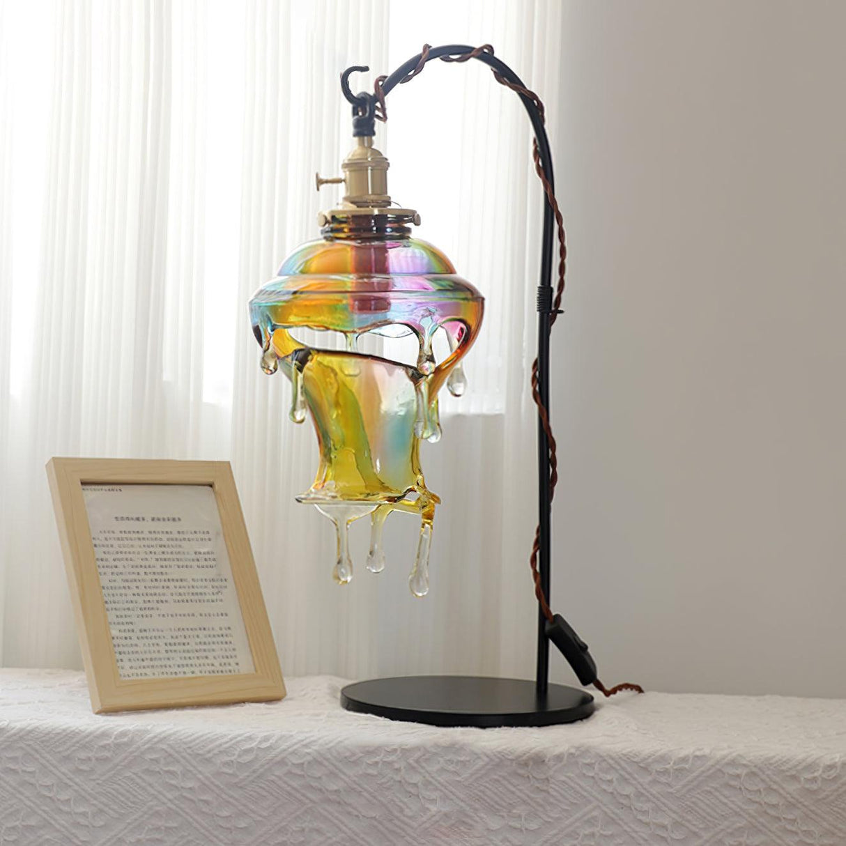 Organic Table Lamp Crystal Water Droplet Design - Product detail 4