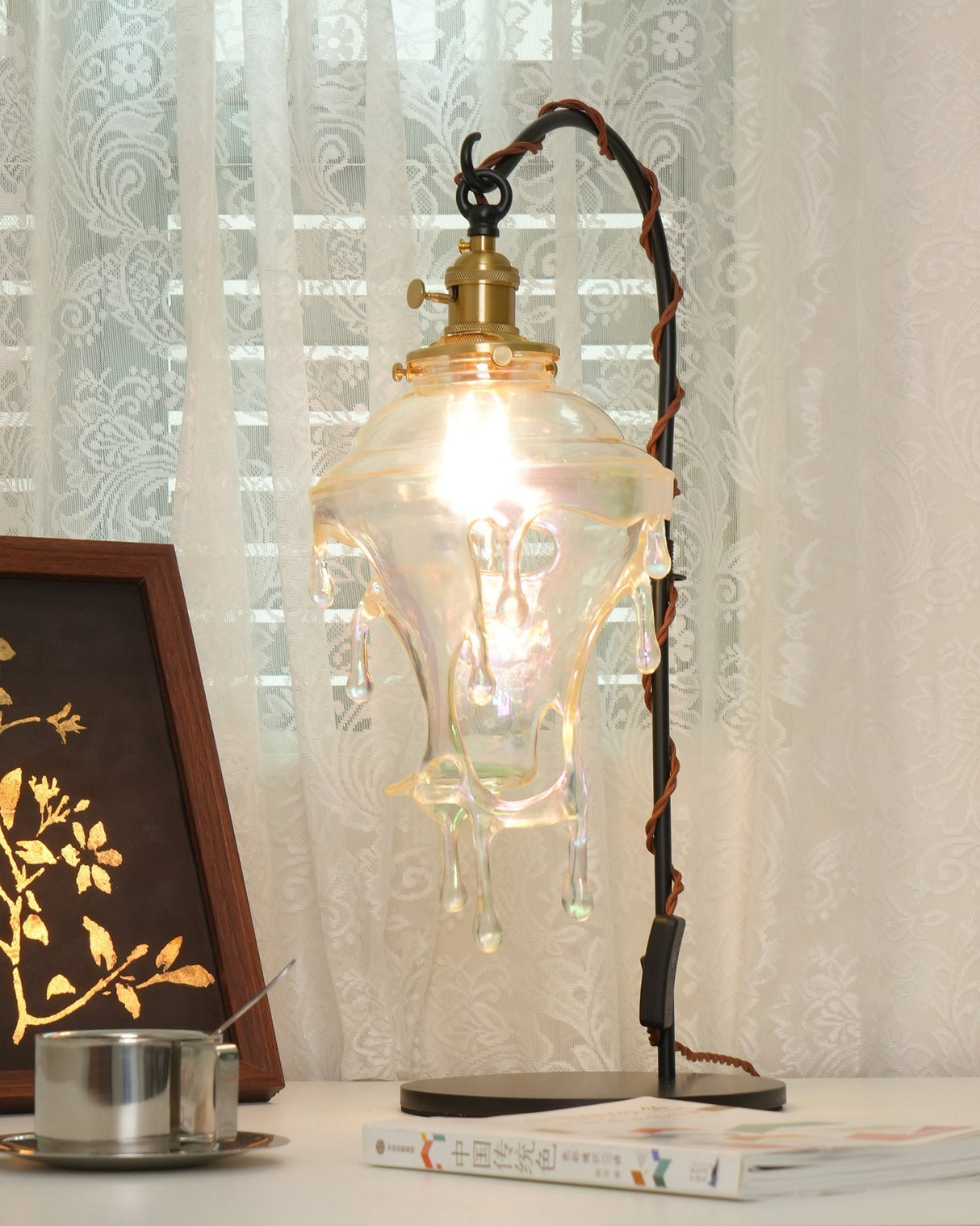 Organic Table Lamp Crystal Water Droplet Design - Product detail 15