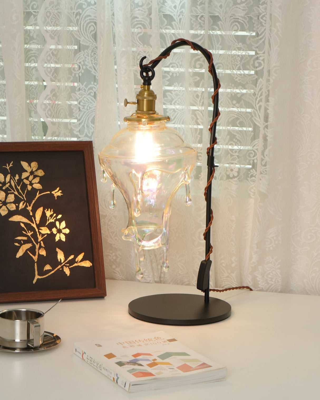 Organic Table Lamp Crystal Water Droplet Design - Product detail 16