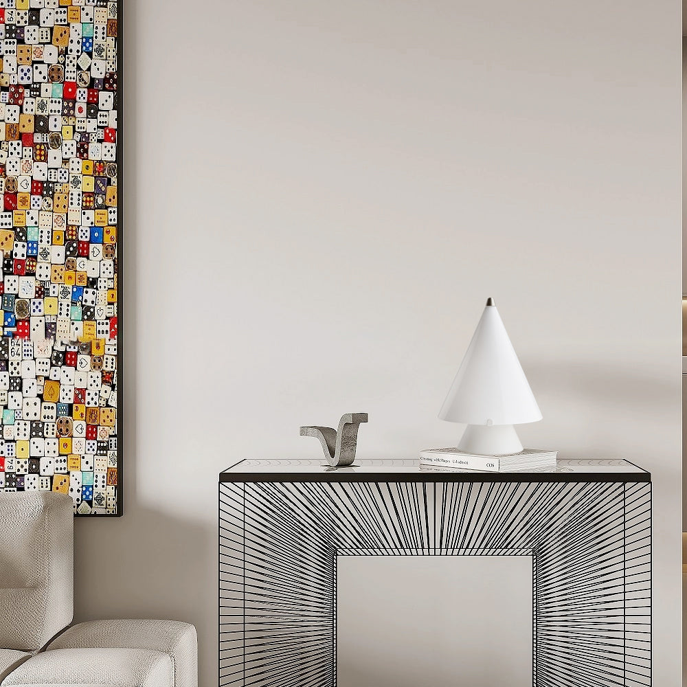 Modern Table Lamp Conical Glass Shade Design - Product detail 4