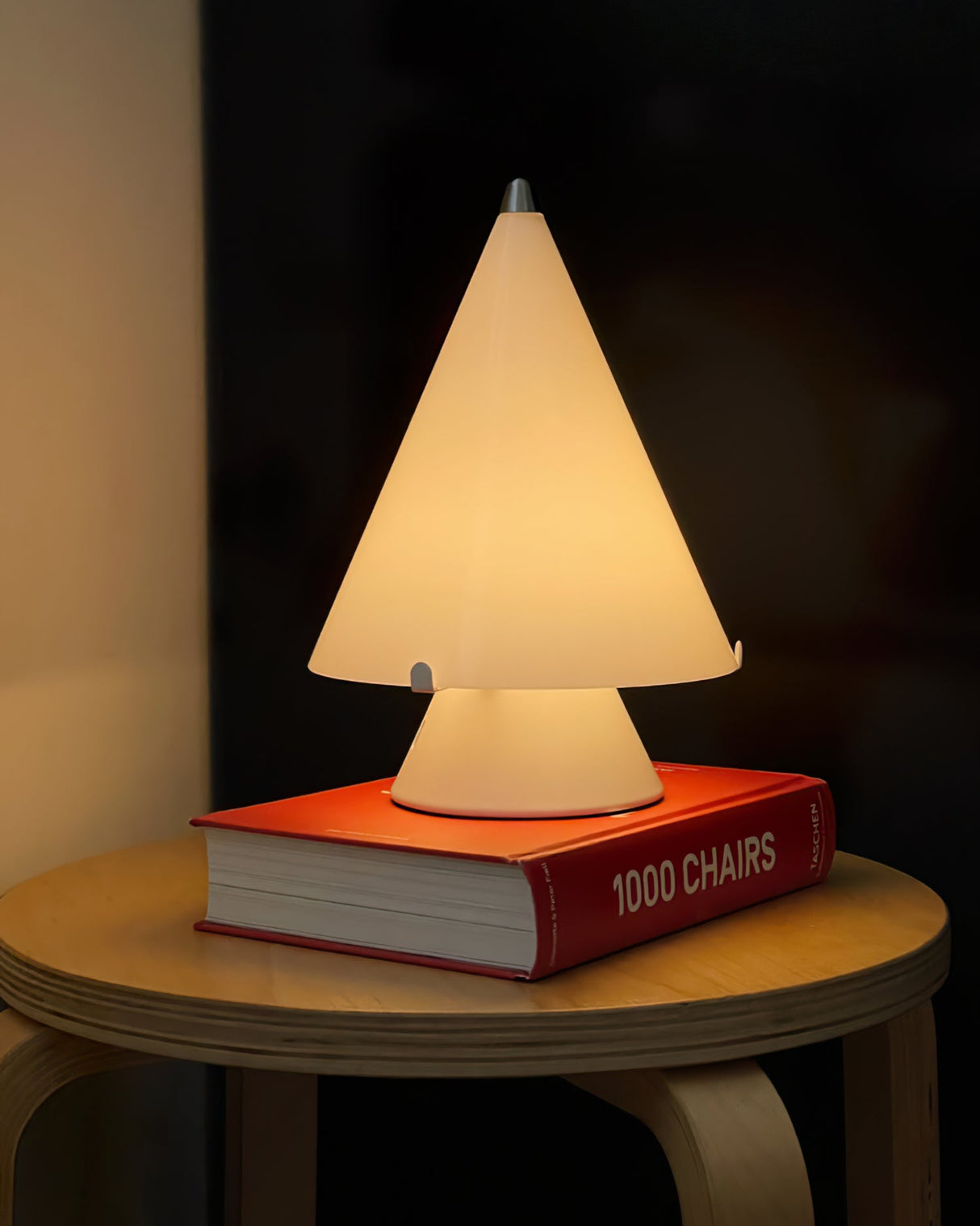 Modern Table Lamp Conical Glass Shade Design - Product detail 9