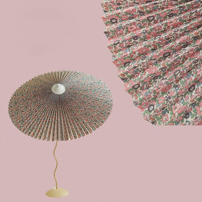 Modern Pleated Table Lamp Textured Shade Design - Product detail 31
