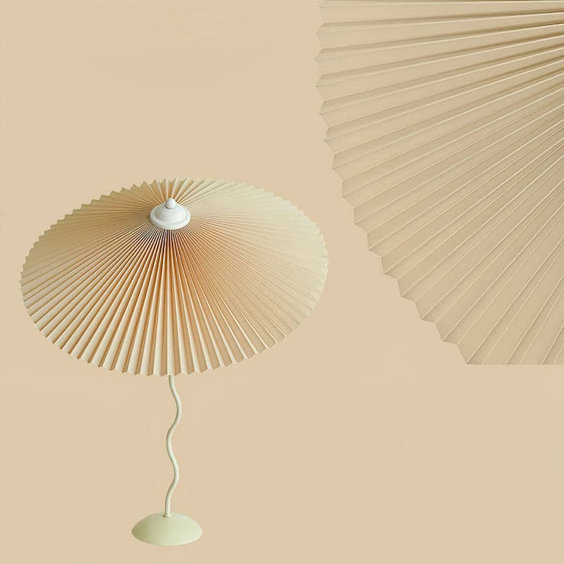 Modern Pleated Table Lamp Textured Shade Design - Product detail 33