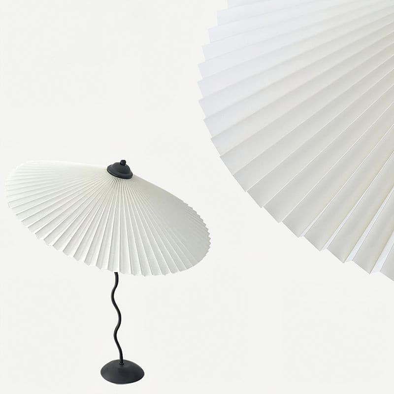 Modern Pleated Table Lamp Textured Shade Design - Product detail 30
