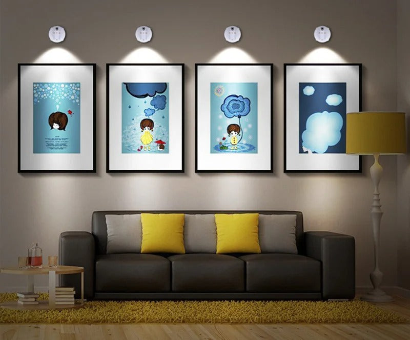 Remote Control LED Spotlight  Wireless Dimmable Accent Light - Detailed view