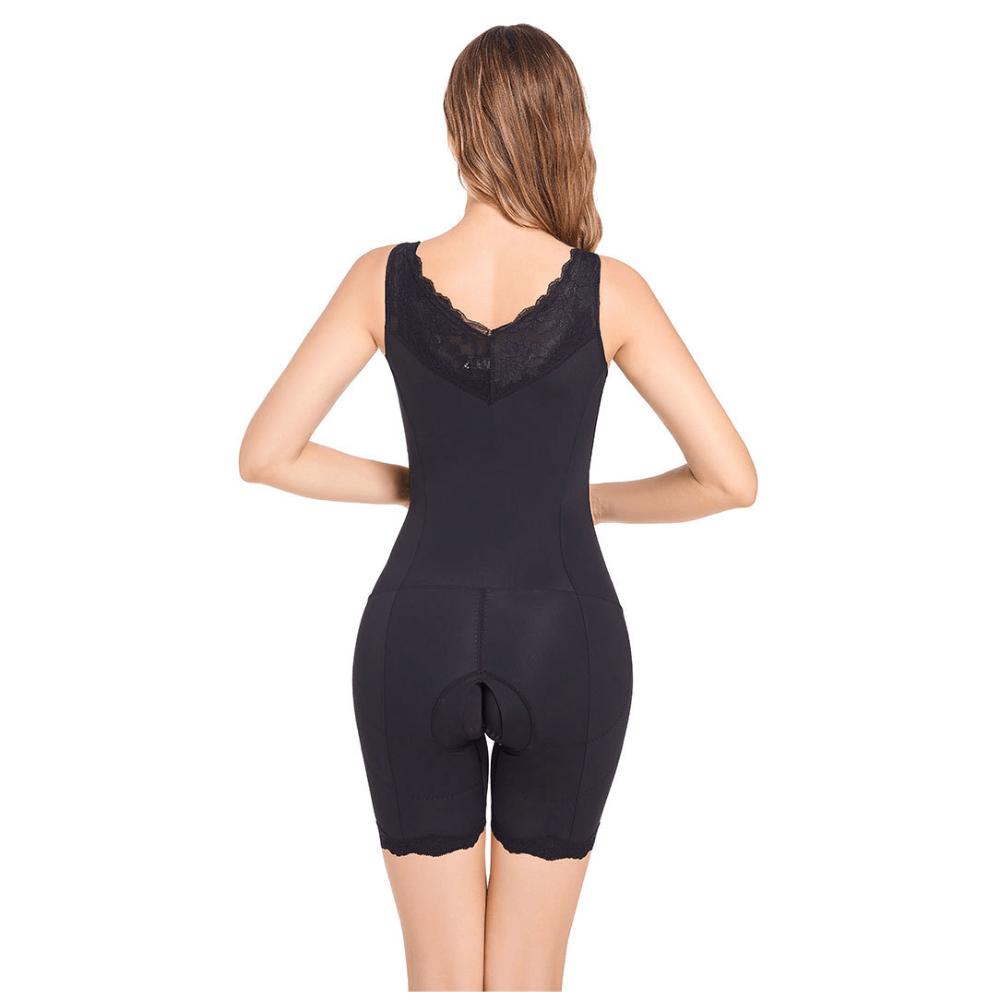 Postpartum Shapewear Bodysuit V-Neck Lace Design - Product example