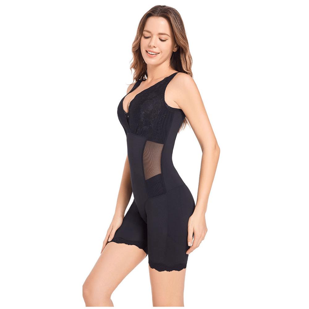 Postpartum Shapewear Bodysuit V-Neck Lace Design - Product detail 5