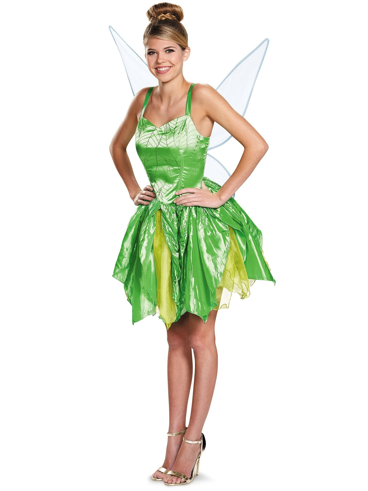 Fairy Mini Dress Layered Tulle Wings Halloween Costume - Product showcase