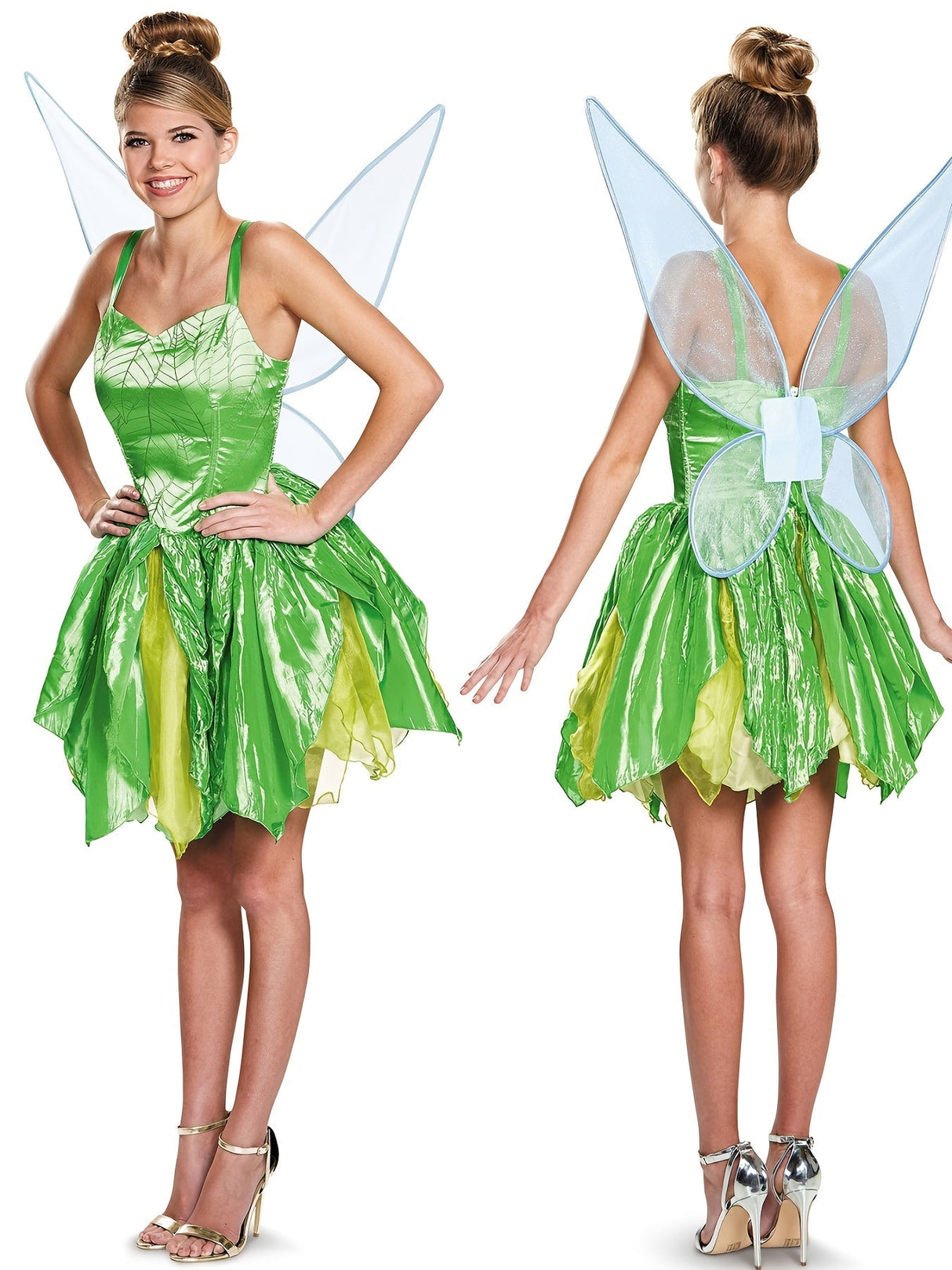 Fairy Mini Dress Layered Tulle Wings Halloween Costume - Product detail 5