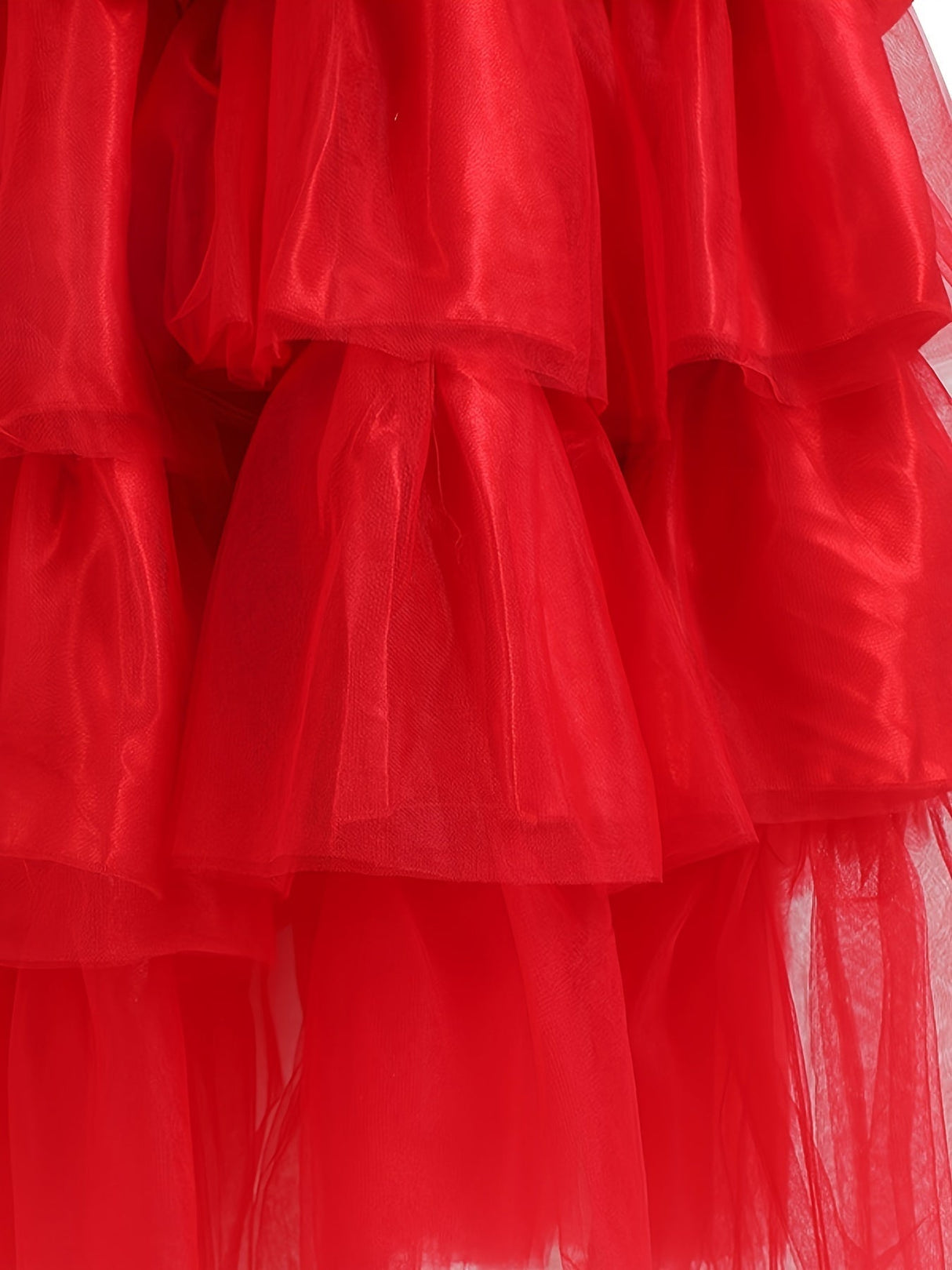 Womens Gothic Lace Halloween Costume Dress Tiered Maxi Gown - Product detail 6