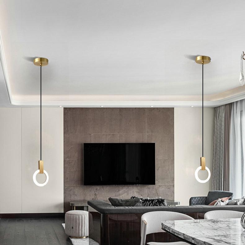 Nordic Ring Pendant Light LED Circle Design - Product detail 12