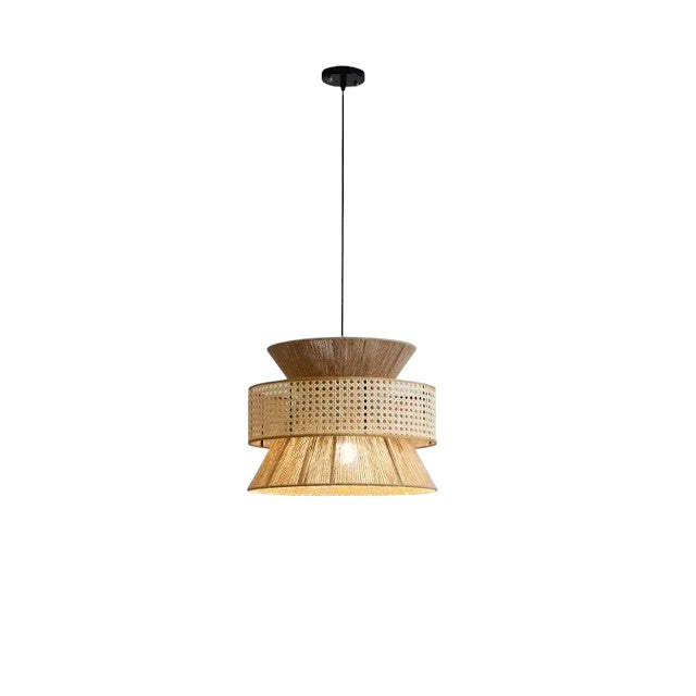 Rattan Pendant Light Natural Woven Cane Design - Product detail 6