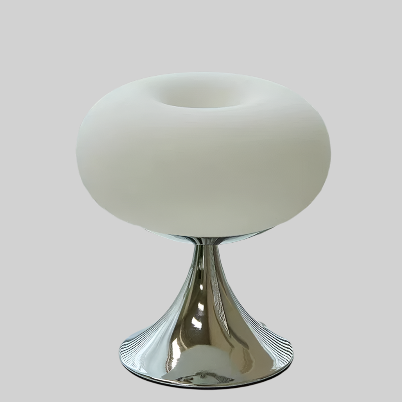 Vintage Table Lamp Glass Stone Mushroom Design - Product detail 9