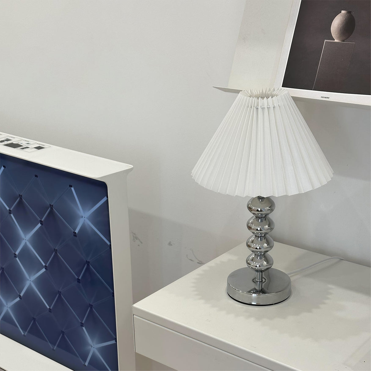 Modern Table Lamp Chrome Stacked Spheres Base - Product detail 18