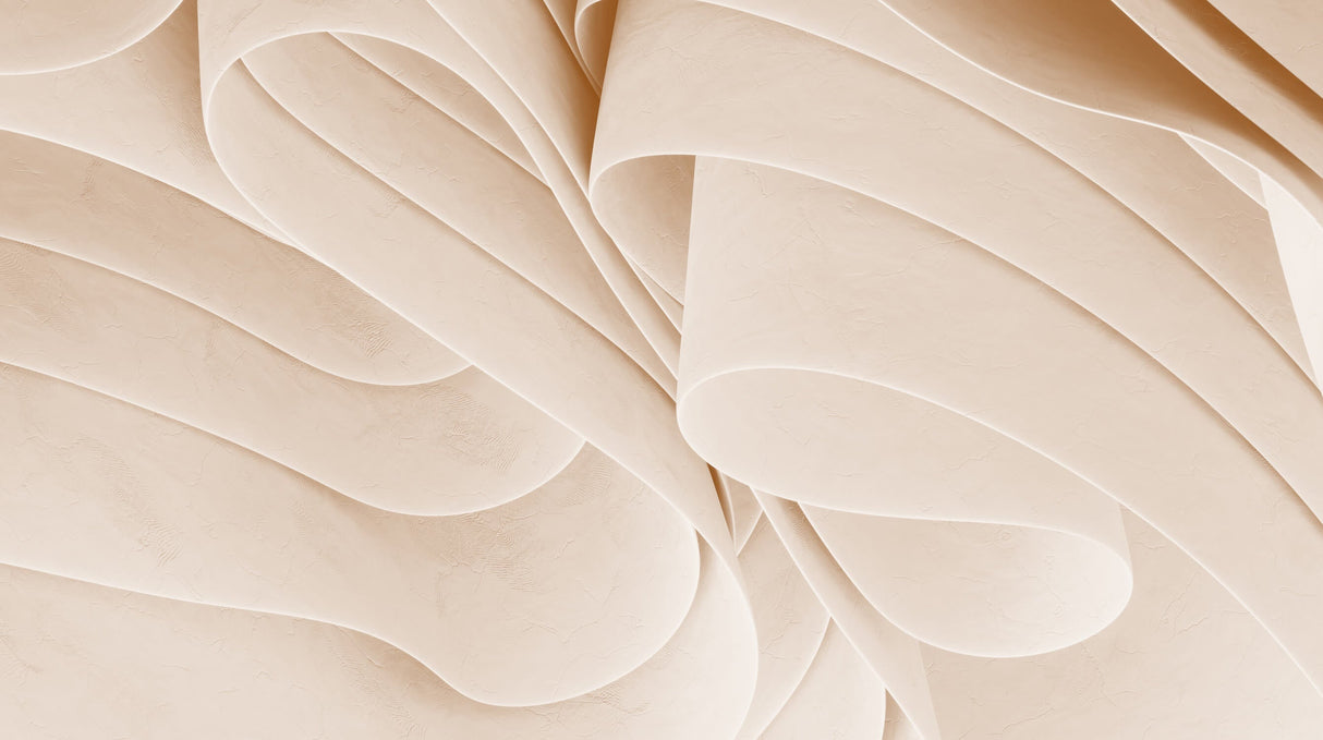 Design file showing detailed 3D beige wave pattern with subtle shadows and depth