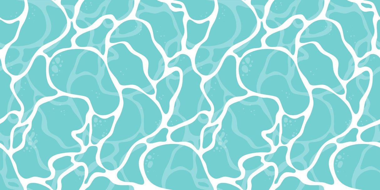 Abstract aqua water ripple pattern design file showing fluid motion and organic curves