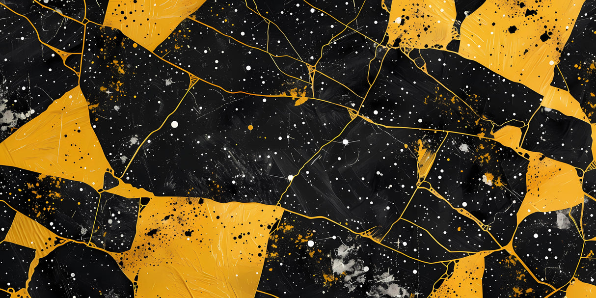 Black and gold galaxy design file showing intricate geometric pattern and abstract details