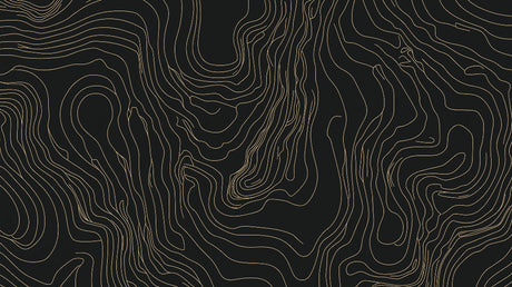 Black and gold abstract line pattern design file showing intricate flowing curves and geometric details