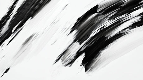 Black and white abstract brushstroke wallpaper design file showing detailed pattern
