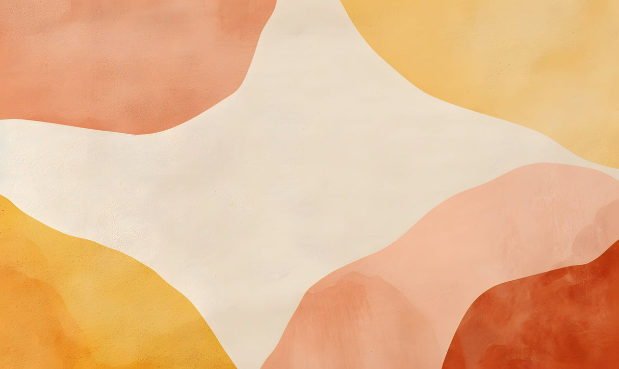 Abstract curved design file showing terracotta and yellow pattern detail