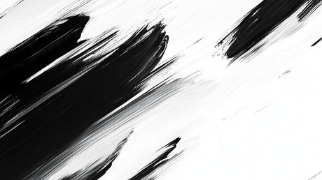 Abstract black and white brushstroke wallpaper design file showing dramatic sweeping pattern