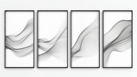 Black and white abstract smoke design file showing intricate flowing patterns and rich contrasts