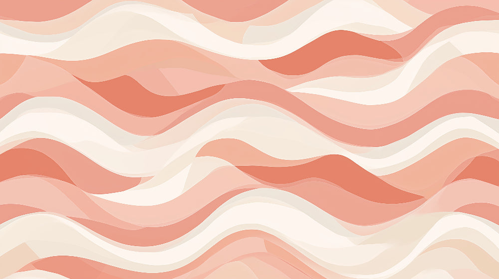 Terracotta waves design file showing fluid pattern and rich coral tones