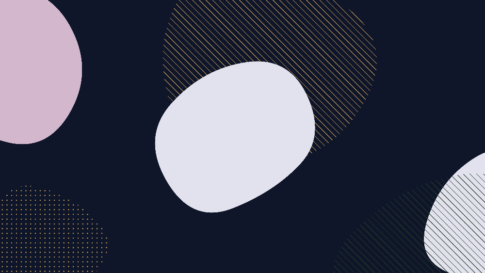 Abstract geometric wallpaper design file showing navy background with white circles and gold linear pattern