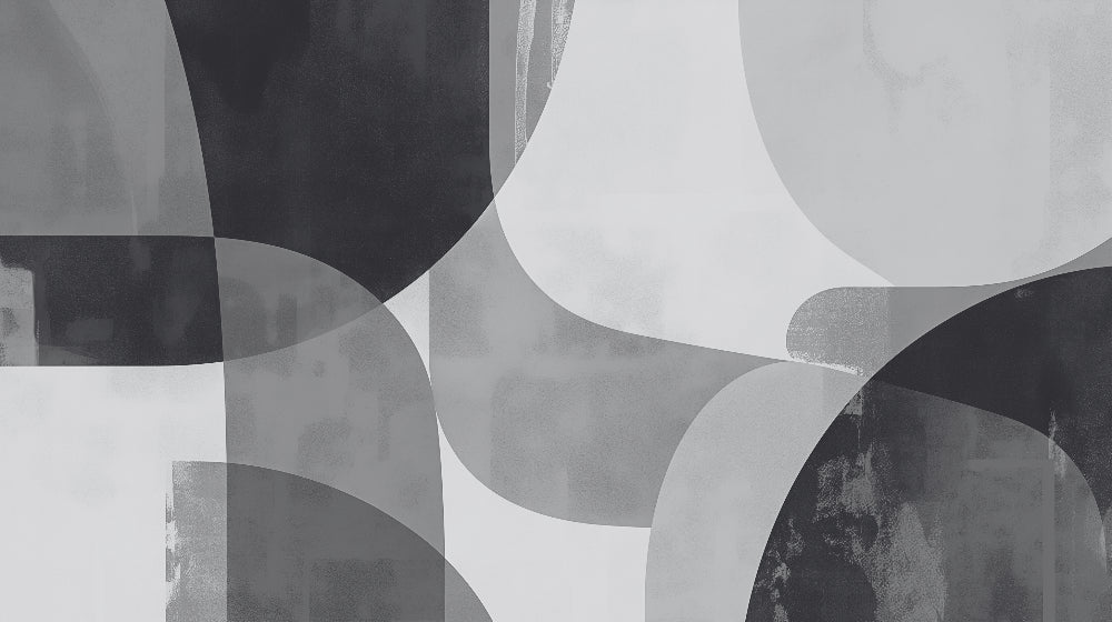 Abstract geometric curves wallpaper design file showing flowing monochrome pattern