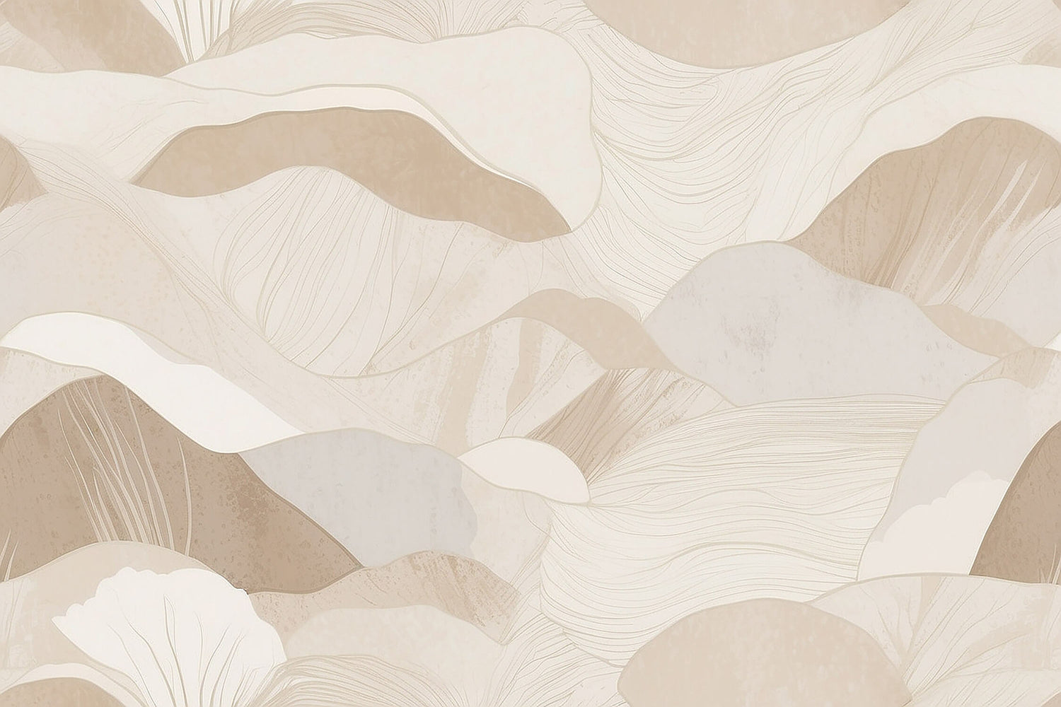 Modern beige wave pattern design file showing flowing lines and subtle curves