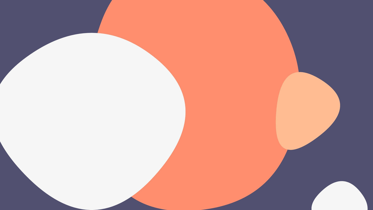 Abstract terracotta wallpaper design file showing flowing circular pattern and navy accents