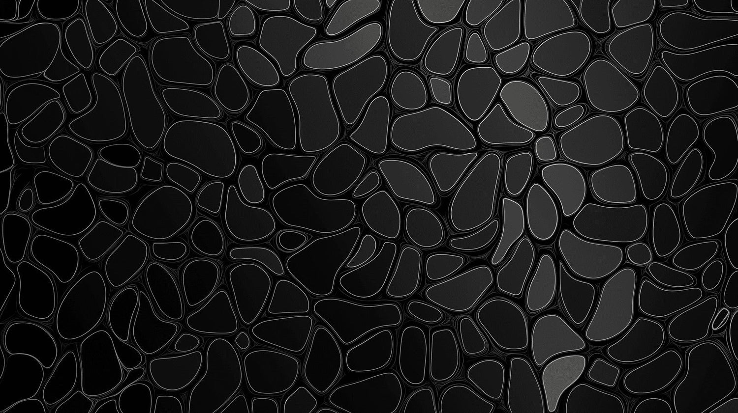 Black geometric pattern design file showing intricate silver-outlined shapes