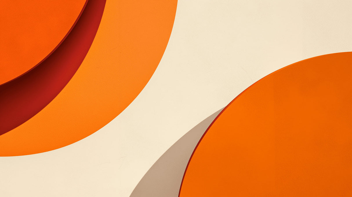 Abstract orange curved design pattern file showing flowing geometric shapes and warm tones