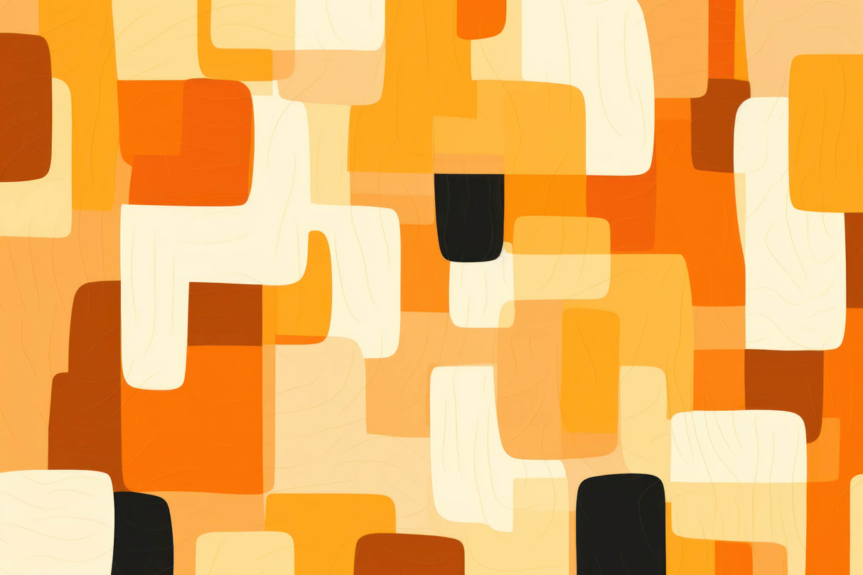 Modern orange geometric design file showing detailed pattern and texture