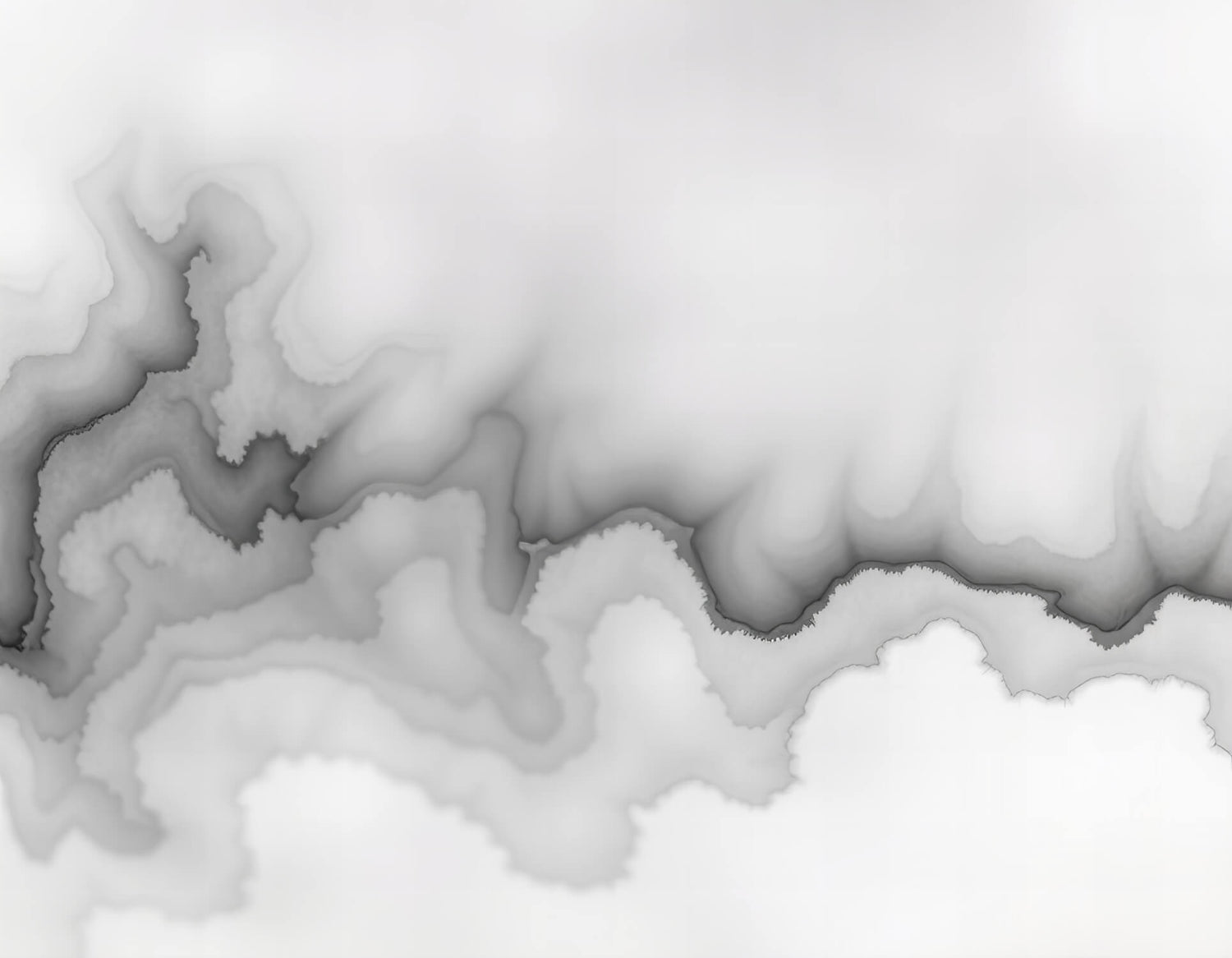 Grey watercolor cloud pattern design file showing fluid abstract details