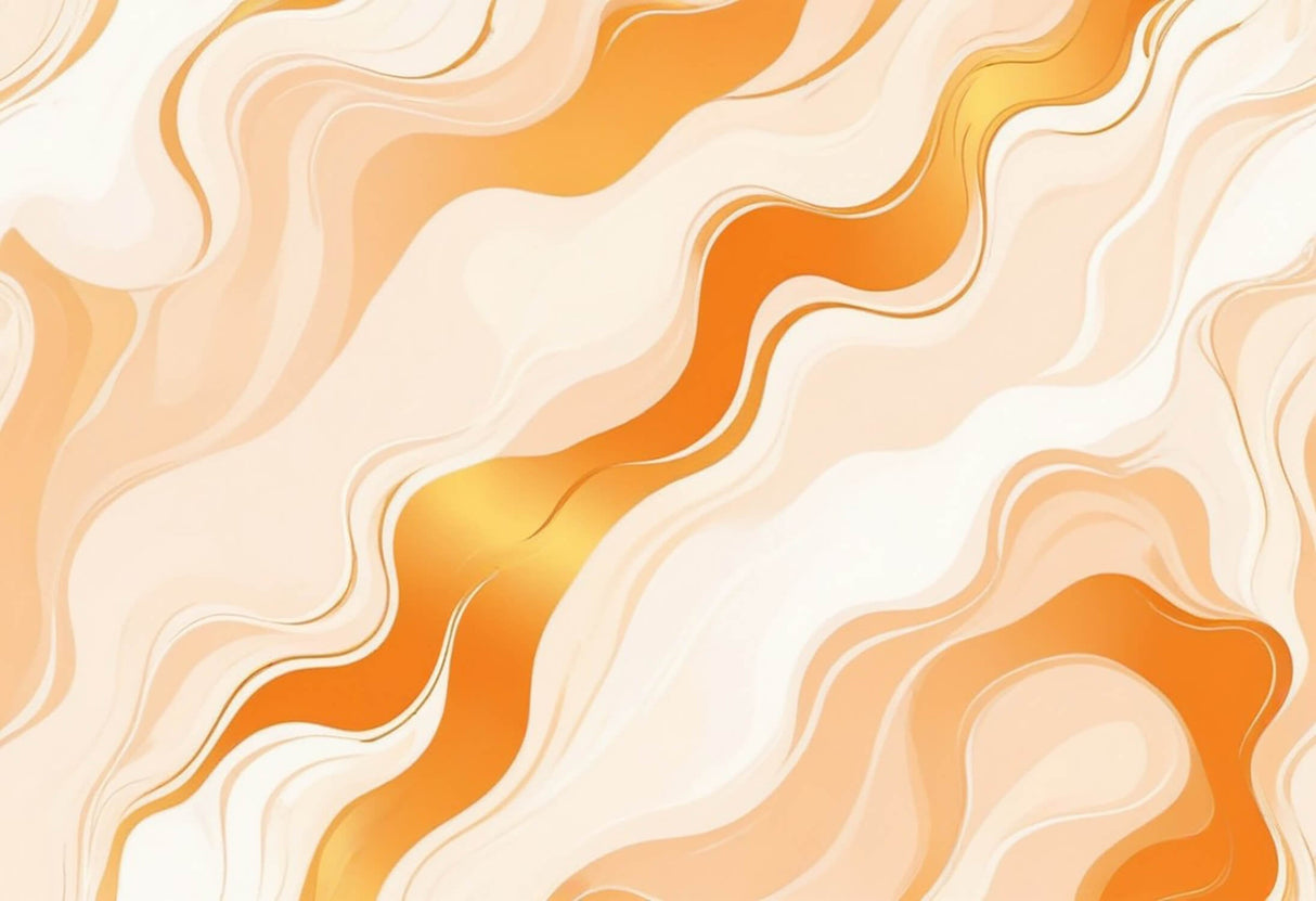 Orange wave pattern design file showing fluid curves and warm tones
