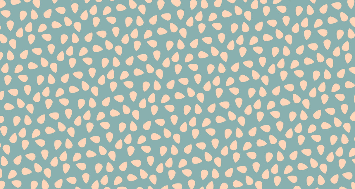 Organic droplet pattern design file showing peaceful pastel color arrangement
