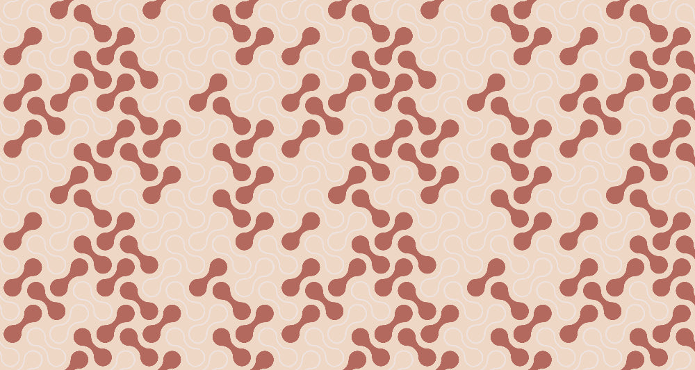Organic terracotta pattern design file showing fluid shapes and natural movement