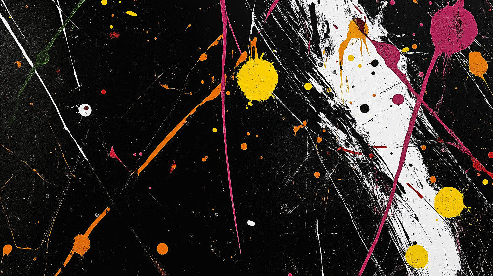 Paint splash art design file showing vibrant colors against black background