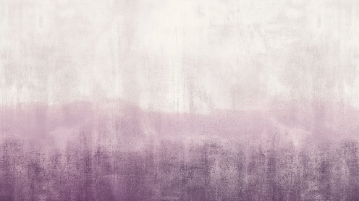 Purple gradient abstract wallpaper in a modern living room with white furniture and natural light