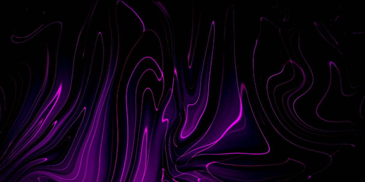 Purple wave design file showing intricate abstract pattern on black background