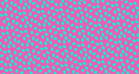 Turquoise drops on pink pattern design file showing seamless abstract wallpaper pattern