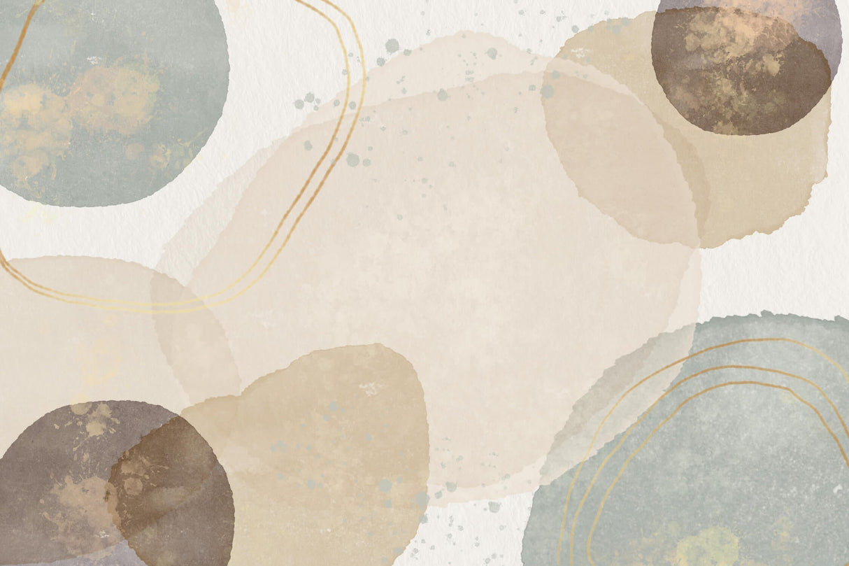 Abstract watercolor design file showing flowing earth tones and gentle curves pattern