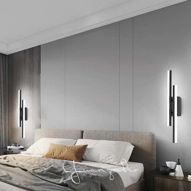 Modern LED Wall Lamp  Linear Stripe Design - Detailed view