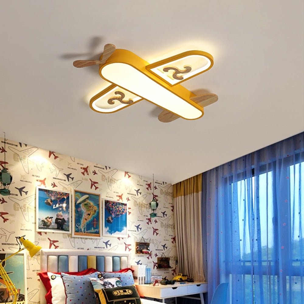 Aviation Kids Ceiling Light  LED Airplane Design - Product example